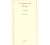 L'expérience de la lecture 1 - expérience de la lecture Tome 1 - Michel Lisse - Galilee - Livre