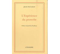 L'Expérience du proverbe