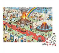 L'expérience du Salon des Sciences est Mal Partie Puzzle en Bois Imperméable Puzzles De 1000 Pièces pour Adultes Amusant Jeux De Stimulants