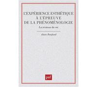 L'expérience esthétique à l'épreuve de la phénoménologie : La tristesse du roi