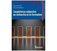 L'expérience Subjective En Recherche Et En Formation