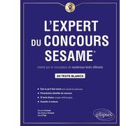 L'Expert du Concours SESAME Edition 2020 - David Flak - Ellipses - broché - Scolaire / Universitaire