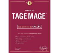 L'Expert du Tage Mage® - 500 questions de calcul - Ouriel Amar - Ellipses - broché - Scolaire / Universitaire