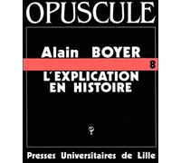 L'explication en histoire
