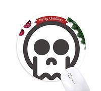 l'expression en ligne (clavardage squelette smiley tapis de souris en caoutchouc de sapin de noël