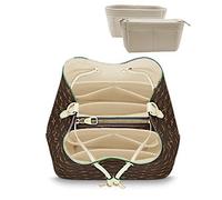LEXSION Organisateur, organisateur de sac, insert organisateur de sac à main avec 2 paquets dans un ensemble s'adapte parfaitement à la série LV NeoNoe Noé Noé parfaitement beige Taille : M