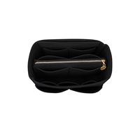 LEXSION Organiseur de sac à main en feutre avec fermeture éclair pour sac fourre-tout Speedy Neverful PM MM 8021 - Noir - Taille M