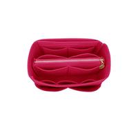 LEXSION Organiseur de sac à main en feutre avec fermeture éclair pour sac fourre-tout Speedy Neverful PM MM, 1-Rose, L