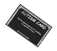 Lexsyn Carte d'Excuse Drôle | Accessoire de Blague Format Portefeuille Amusant | Carte d'humour Nouvelle Et Amusante,pour Maison Bureau Adultes Femmes Hommes Collègues Famille