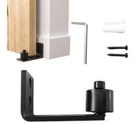 Lexsyn Guide Plancher Porte Coulissante | Rail de Guidage Silencieux et Réglable | Guide Plancher Porte Grange Coulissante | Pour Intérieur Salon Cuisine Chambre Salle De Bains Garage