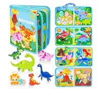 Lexsyn Jouet d'Activité de Voyage,Livre d'Activités Interactif | Tableau d'Activités Silencieux pour Développement et Éducation Précoce à la Maison et en Voyage pour Filles et Garçons