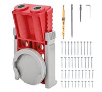 Lexsyn Kit De Gabarit Pour Assemblages Discrets,Outil de Gabarit de Repérage à Angle de 15 Degrés | Outils de Perçage pour le Travail du Bois | pour Fabrication d'Armoires Tiroirs Étagères Menuiserie