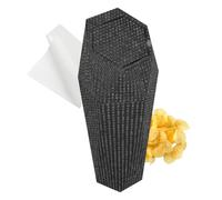 Lexsyn Poubelle intérieure avec couvercle et strass - Conteneur de rangement pour déchets dans le véhicule - Pour camping, road trips, voyages, camions, SUV, camionnettes, conduite et