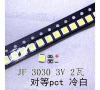 LEXTAR JUFEI AOT-Rétroéclairage LED haute puissance,100 pièces,double puce,1W,3030 W,2W,3V-1.5 V,6V,9V,blanc froid,PT30A66,TV,3.6 - Type JUFEI 3030 2W 3V PCT