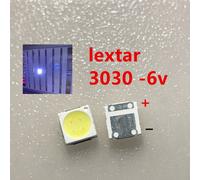 LEXTAR JUFEI AOT-Rétroéclairage LED haute puissance,100 pièces,double puce,1W,3030 W,2W,3V-1.5 V,6V,9V,blanc froid,PT30A66,TV,3.6 - Type 3030 1.8W 6V PCT #B