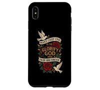 L'extrémité Principale de l'homme est de glorifier Dieu et de Le Profiter pour Toujours Coque pour iPhone XS Max