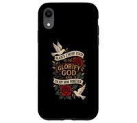 L'extrémité Principale de l'homme est de glorifier Dieu et de Le Profiter pour Toujours Coque pour iPhone XR
