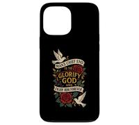 L'extrémité Principale de l'homme est de glorifier Dieu et de Le Profiter pour Toujours Coque pour iPhone 13 Pro Max