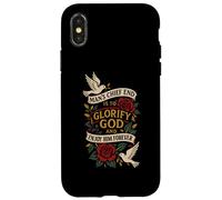 L'extrémité Principale de l'homme est de glorifier Dieu et de Le Profiter pour Toujours Coque pour iPhone X/XS