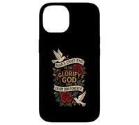 L'extrémité Principale de l'homme est de glorifier Dieu et de Le Profiter pour Toujours Coque pour iPhone 14
