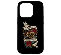 L'extrémité Principale de l'homme est de glorifier Dieu et de Le Profiter pour Toujours Coque pour iPhone 15 Pro