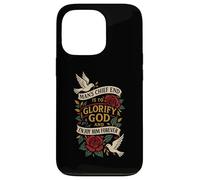 L'extrémité Principale de l'homme est de glorifier Dieu et de Le Profiter pour Toujours Coque pour iPhone 13 Pro