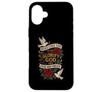 L'extrémité Principale de l'homme est de glorifier Dieu et de Le Profiter pour Toujours Coque pour iPhone 16 Plus