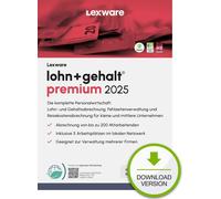 Lexware ESD lohn+gehalt premium 2025 Télécharger la version annuelle
