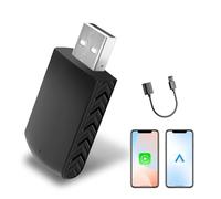 LEXXSON Adaptateur CarPlay sans fil, convertit voiture filaire sans fil, plug & play mini design 2 en 1, stable et compact avec iOS 10+