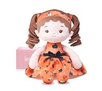LeyaDoll Peluche 30cm,Jouet bébé 1-3 Ans,Doudou Doux à câliner et mordiller,Poupée sécurisée dès la Naissance,Cadeau de Naissance pour Fille -Daydream Pumpkin