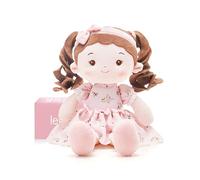 LeyaDoll Peluche 40cm,Jouet bébé 1-3 Ans,Doudou Doux à câliner et mordiller,Poupée sécurisée dès la Naissance,Cadeau de Naissance pour Fille - Princess Breeze