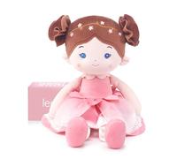 LeyaDoll Peluche 40cm,Jouet bébé 1-3 Ans,Doudou Doux à câliner et mordiller,Poupée sécurisée dès la Naissance,Cadeau de Naissance pour Fille - Blossom-Fairy