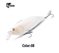 Leydun-Leurre Méné Rigide Flottant De Qualité Supérieure,Appât Élidéal Pour La Pêche Au Bar Ou Au Brochet,Crankbait,126/110mm - Type 110mm 26g #H