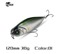 Leydun Z-Claw-Leurres De Pêche Au Crayon Flottant,Appâts Durs Topwater,Stickbait De Surface,Wobblers De Basse À Bonne Action,86mm,100mm,120mm - Type 120mm 30g 01