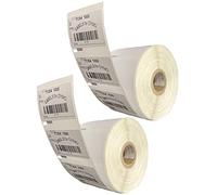 LEYF 11354 Lot de 2 rouleaux de 1000 étiquettes autocollantes pour imprimantes Dymo Labelwriter & Seiko 57 x 32 mm
