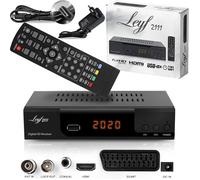 Leyf 2111 DVB-T2 & DVB-C COMBO récepteur terrestre TNT HD - Compatible pour chaines TNT en Haute Définition MPEG-4 - HDMI et PERITEL
