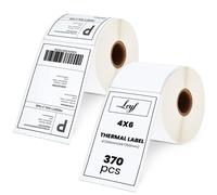 Leyf Etichette Termiche 100x150mm 370/Rotolo Resistenti Acqua e Olio per Stampa Diretta