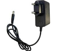 LEYF Alimentation Universelle 12V DC 1A, AC 100-240V 50/60Hz, Adaptateur, Alimentation Enfichable/Longueur de Câble 100cm (fiche Jack 5.5 - 2.5mm) Compatible avec Box TV, Bandes LED, Routeur, Caméra