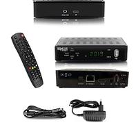 LEYF HD-Line IPTV Box Plus/Full HD 1080p/Lecteur Multimédia/Smart TV/Internet/Xtream (HDMI, 2X USB 2.0, Ethernet, AV, Audio) + Câble HDMI, Compatible H.264 - H.265, Youtube, Web TV