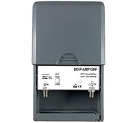 LEYF Preamplificateur TV/Gain réglable 15-38 dB/Amplificateur Antenne TV/Ampli pour TNT HD Signal UHF 470-790MHz