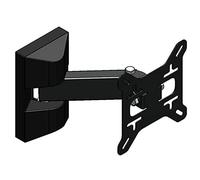 LEYF Support Mural pour téléviseur, orientable, inclinable, Support d'écran Plat, pour LED, LCD, OLED, 4K, Plasma, VESA jusqu'à 50 x 50, 100 x 100 cm, pour téléviseurs de 48 à 66 cm, Max. 25 kg