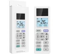 LEYF Télécommande Universelle de Climatisation avec rétroéclairage LCD A/C, Qui est alimenté par l'énergie Lumineuse, Télécommande