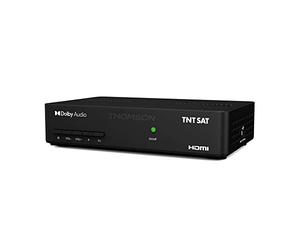 LEYF Thomson THS 806 TNTSAT HD, DVB-S2, HDMI, Péritel, Spdif, USB, Flux RSS, Alimentation 230/12V fournie, Il n'y a Pas de Cartes Dedans ! La Carte n'est Pas comprise dans la Livraison