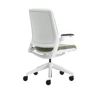 LEYFORM chaise de bureau à roulettes ASTRA W avec dossier en polypropylène (Cat. F - Aluminium, polypropylène et tissu)