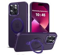 LeYi Coque de téléphone pour iPhone 15-Pro Max : avec support pour MagSafe i 15pro promax anneau magnétique Funda para coque antichoc iPhone 15 phone15 maxcase béquille protection de qualité militaire