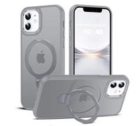 LeYi Coque pour iPhone 12/i Phone-12-Pro : pour MagSafe avec coque de support, anneau magnétique Funda para pour femmes, protection de qualité militaire pour hommes, coque fine et résistante pour