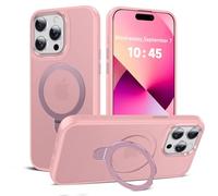 LeYi Coque pour iPhone 15-Pro Max pour MagSafe : avec support pour iPhone 15pro promax anneau magnétique Funda para coque antichoc pour iPhone 15, phone15, maxcase avec béquille de protection de