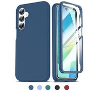 LeYi Coque pour Samsung Galaxy A16 avec Ecran Protection, 360 Degrés Full Body Housse Avant Arriere, Intégrale Étui Double Face Bumper Anti-Scratch Case pour Samsung A16 - Bleu