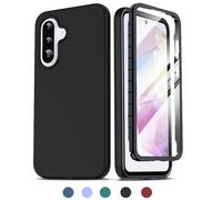LeYi Coque pour Samsung Galaxy A36 avec Ecran Protection, 360 Degrés Full Body Housse Avant Arriere, Intégrale Étui Double Face Bumper Anti-Scratch Case pour Samsung A36 - Noir