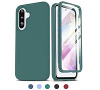 LeYi Coque pour Samsung Galaxy A36 avec Ecran Protection, 360 Degrés Full Body Housse Avant Arriere, Intégrale Étui Double Face Bumper Anti-Scratch Case pour Samsung A36 - Vert